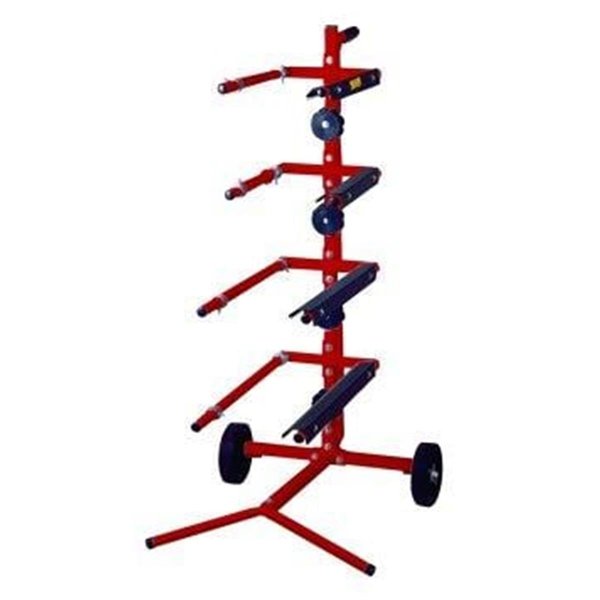 Tool Time Pneumatic 16-22 Inch Masking Tree for 4 Paper Rolls and 4 Tape TO2566242